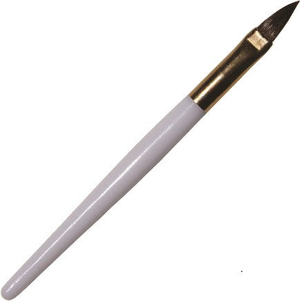 Pinceaux à lèvres Dante Deluxe manche blanc/virole dorée paquet de 25 782G