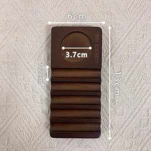 Wooden Multifunctional Nail Art Pen Holder Set Dark 76112