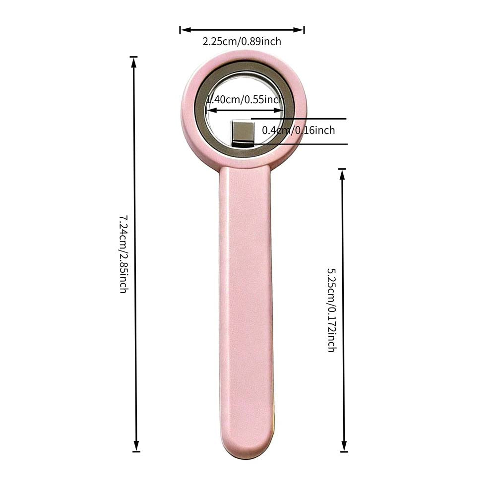 Bague de puissance magnétique pour yeux de chat évidés 3 secondes rose 10083