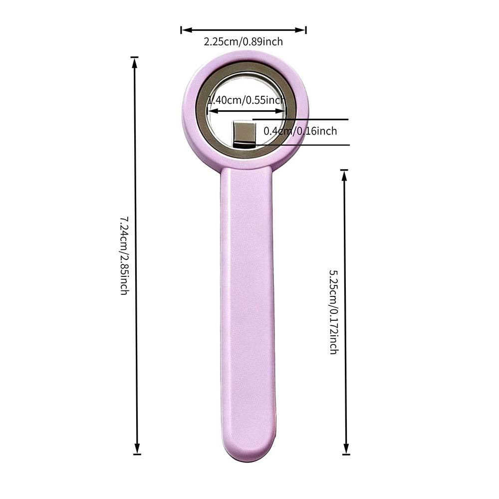 Bague magnétique œil de chat creux 3 secondes violette 10085