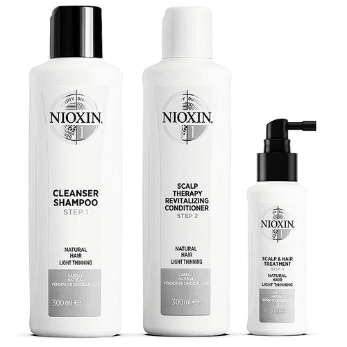 Nioxin1 Kit Cheveux Naturels Amincis Hydratation Légère 88704