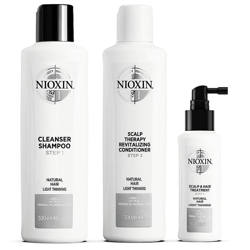 Nioxin1 Kit Cheveux Naturels Amincis Hydratation Légère 88704