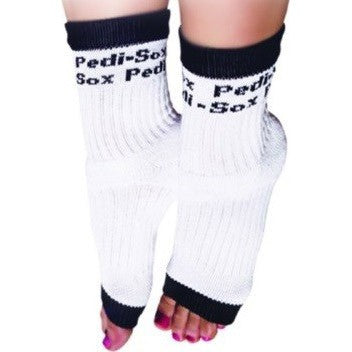Pedi-Sox originales Blanc/Bordure noire PS-101