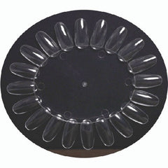 Présentoir de 20 faux ongles ovales Berkeley Polish Color Display - Transparent PD102CL