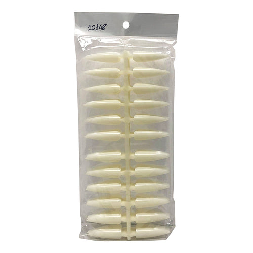 Cre8tion Stiletto 24 Embouts Arbre Naturel 10PK 10348