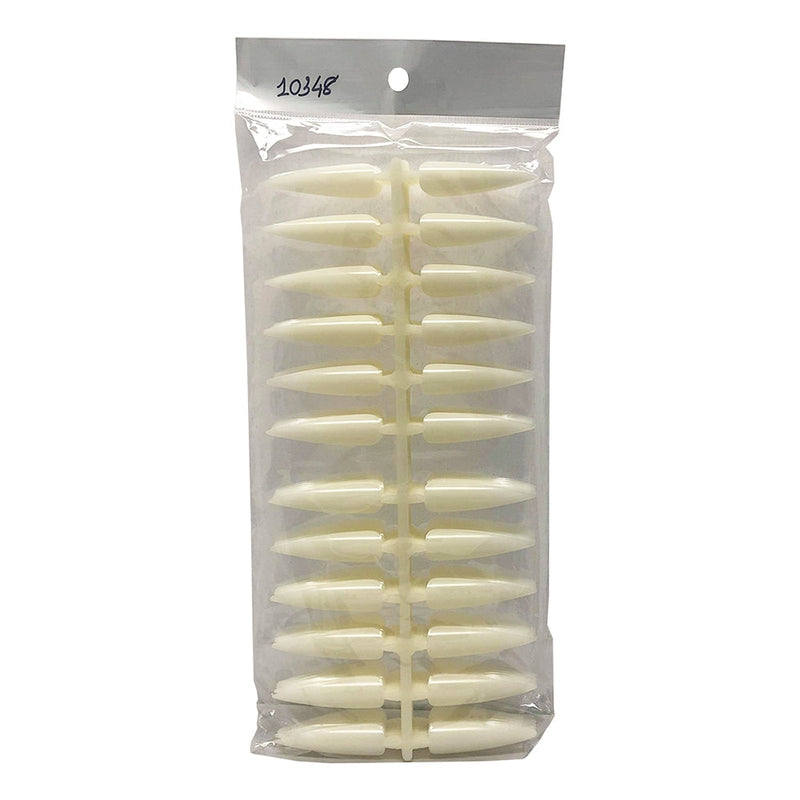 Cre8tion Stiletto 24 Embouts Arbre Naturel 10PK 10348