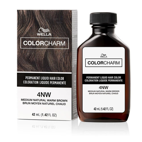 Wella Color Charm 4NW Medium Natural Warm Brown 1.4 oz 10544