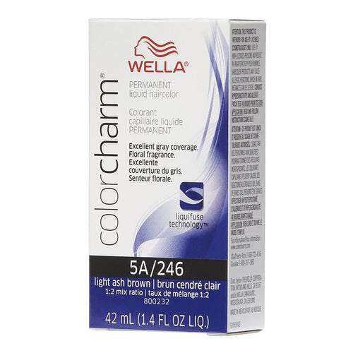 Wella Color Charm 5A/246 Châtain Clair Cendré 1.4 oz 10558