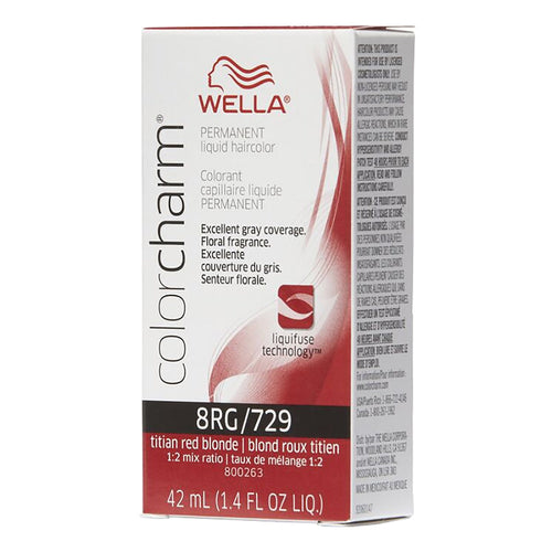 Wella C.C. Hair Color 8RG/729 Titian Red Blonde 1.4 oz 10625