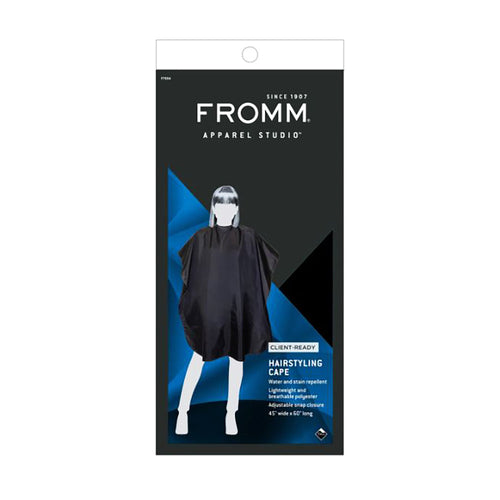 Cape de coiffure FROMM noire 45" x 60" F7054 / 12718