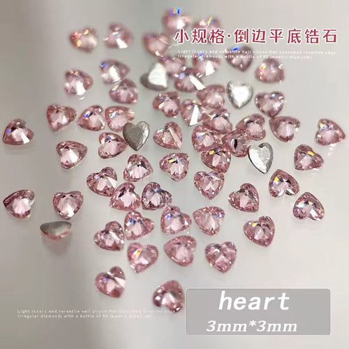 Mini Strass Diamants Losanges Ongles Pierres Précieuses 50 pièces 13634