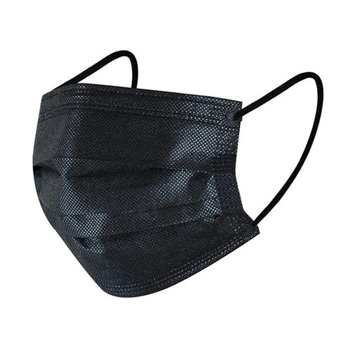 Masque de procédure Medicom Midnight à boucles auriculaires noir 213792