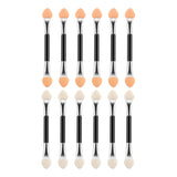 Double Eye Shadow Applicators 12Pcs 14229