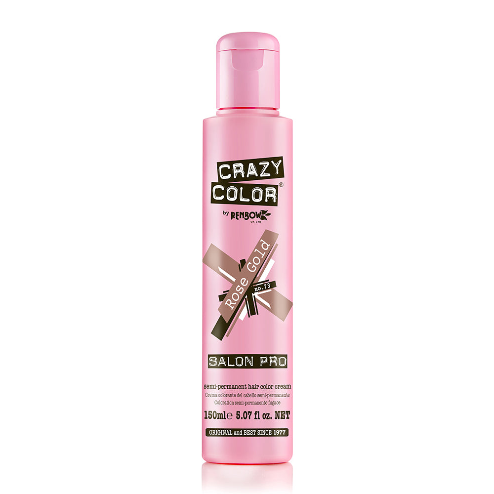 Crème Colorante Capillaire Crazy Color 73 Rose Gold 150ml 003529