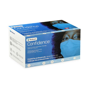 Medicom Confidence Air Space Masque facial à élastiques bleu 212915