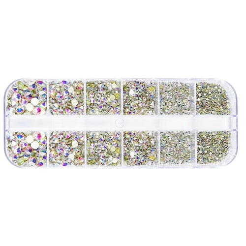 Crystal Diamond Gems Nail Rhinestones Mixed 22210