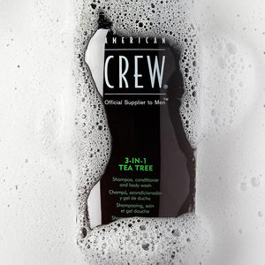 American Crew 3-EN-1 Shampoing Arbre à Thé 1L/33.8 oz 22306