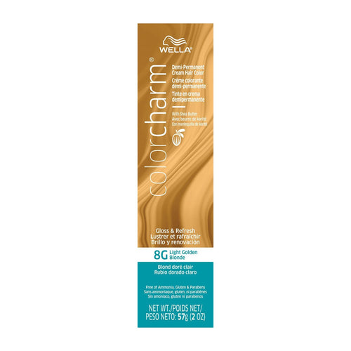 Wella Color Charm 8G Light Golden Blonde 2 oz 23178