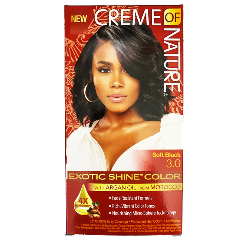 Creme Of Nature Exotic Shine Color - 3.0 Noir Doux 23268