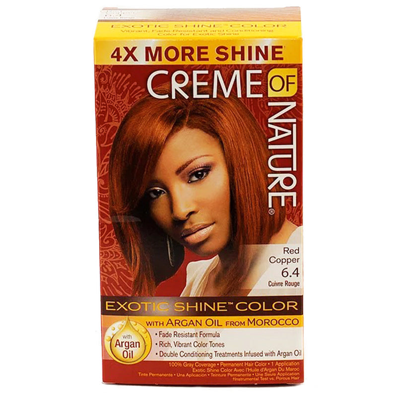 Creme Of Nature 4X Couleur Brillance Exotique 6.4 Cuivre Rouge 23272