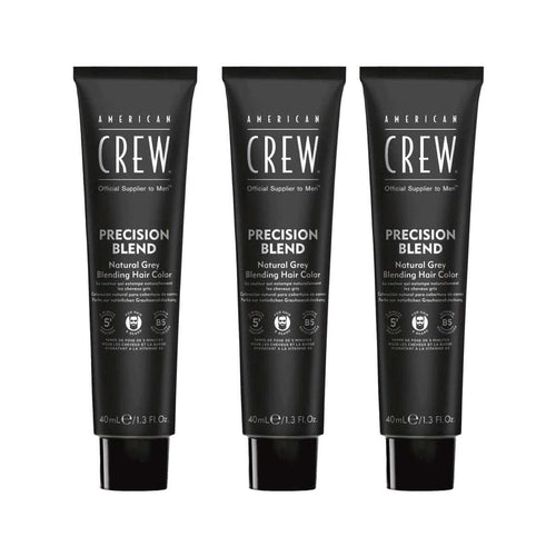 American Crew Précision Blend 5/6 Cendre Moyenne 40 ml Lot de 3 24833