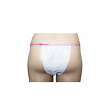 PI Nonwoven G-String Panties White 100Pcs 26094