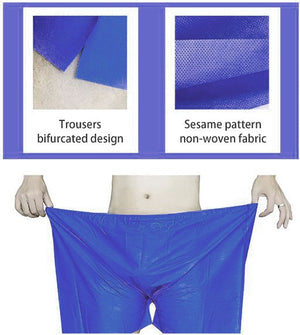 Caleçon homme jetable en soie B bleu lot de 10 DMS10 26098