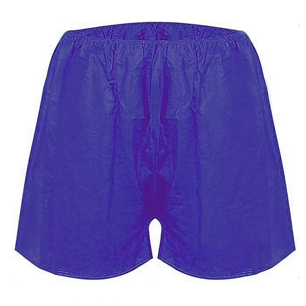 Caleçon homme jetable en soie B bleu lot de 10 DMS10 26098
