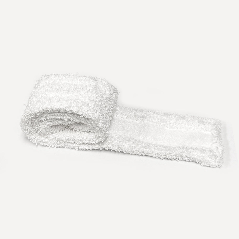 Serre-tête en soie B-Towel petite taille blanc - 26222