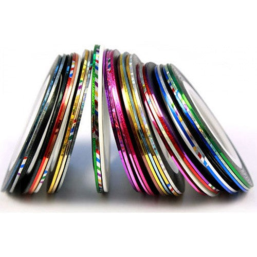 Nail Art Striping Tape - 0.5mm - White #NA265-WH