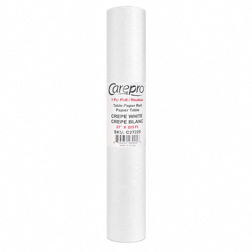 Papier d'examen Carepro 27" x 225' Crêpe C27225