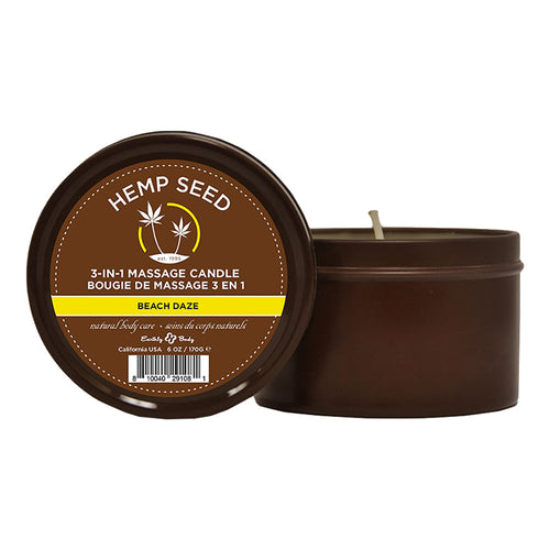 Earthly Body Bougie de Massage 3-en-1 170 g - Beach Daze HSC045
