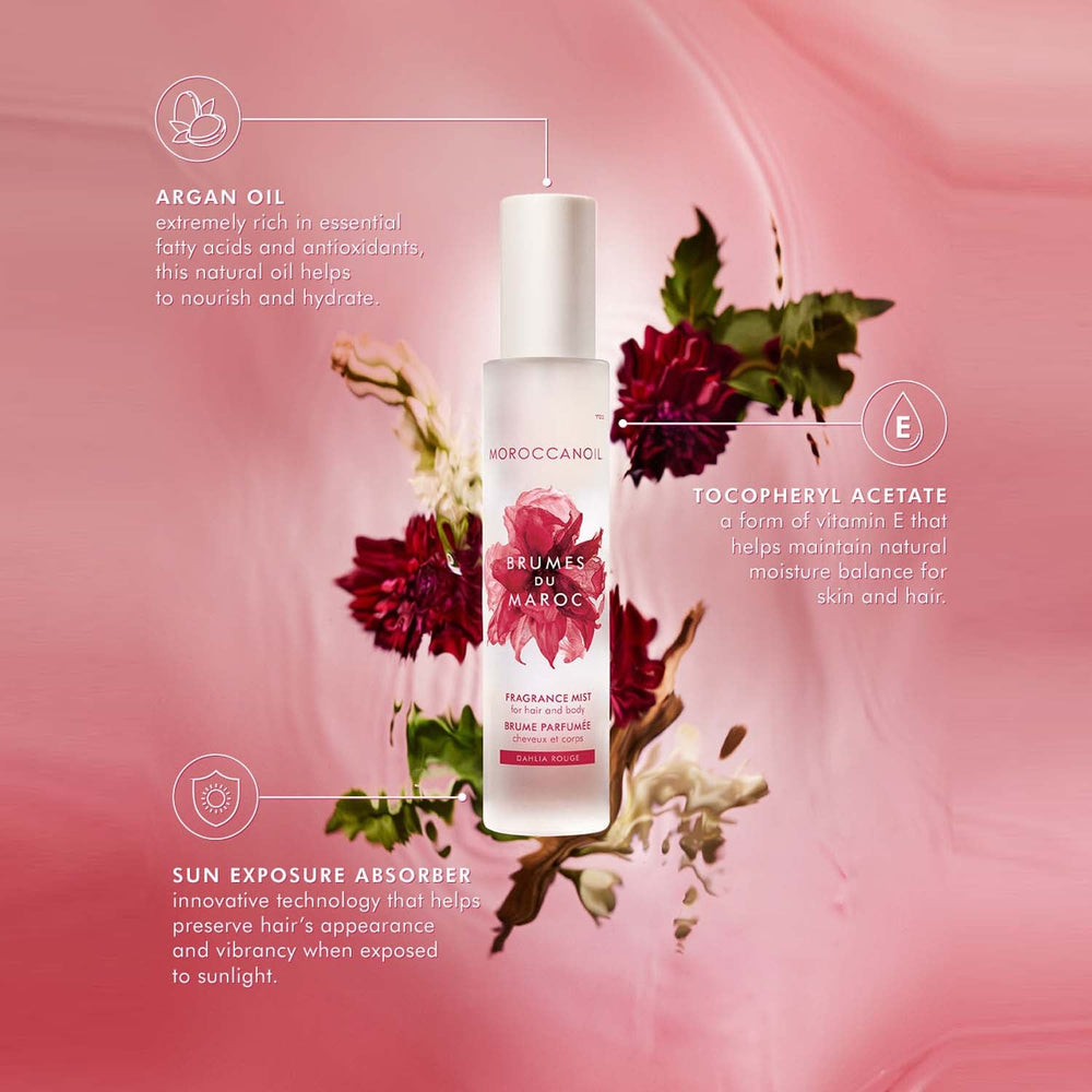 Brumes du Maroc Brume parfumée Moroccanoil 90 ml Dahlia Rouge