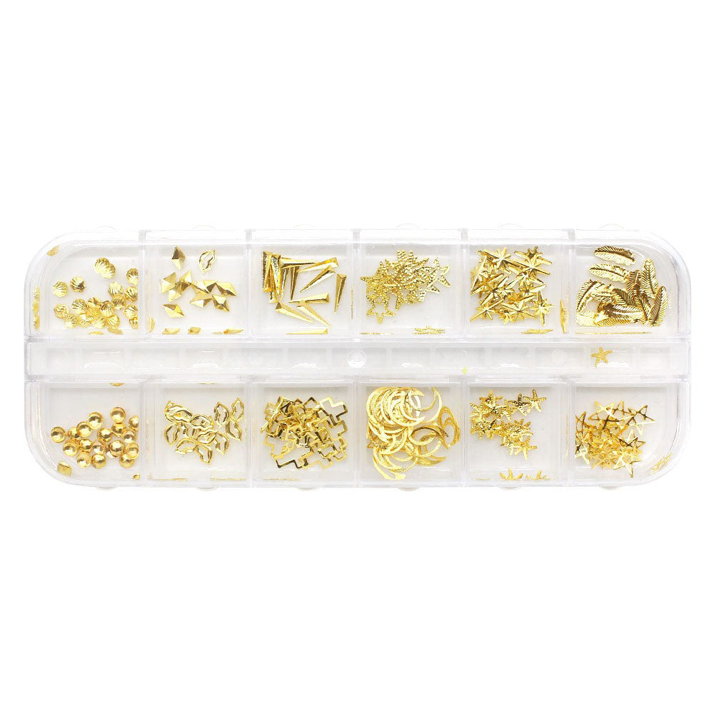 Décorations Nail Art Métal Or 30513
