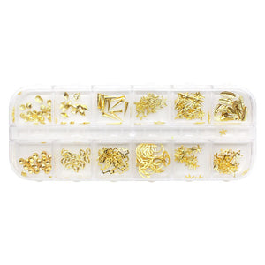 Décorations Nail Art Métal Or 30513