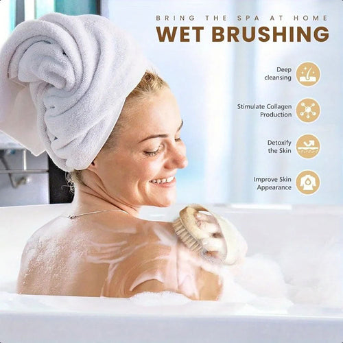 Spa Wooden Body Exfoliating Brush 35110