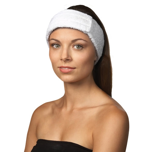 Bandeau éponge Silkline blanc - SLHB100C / 02816