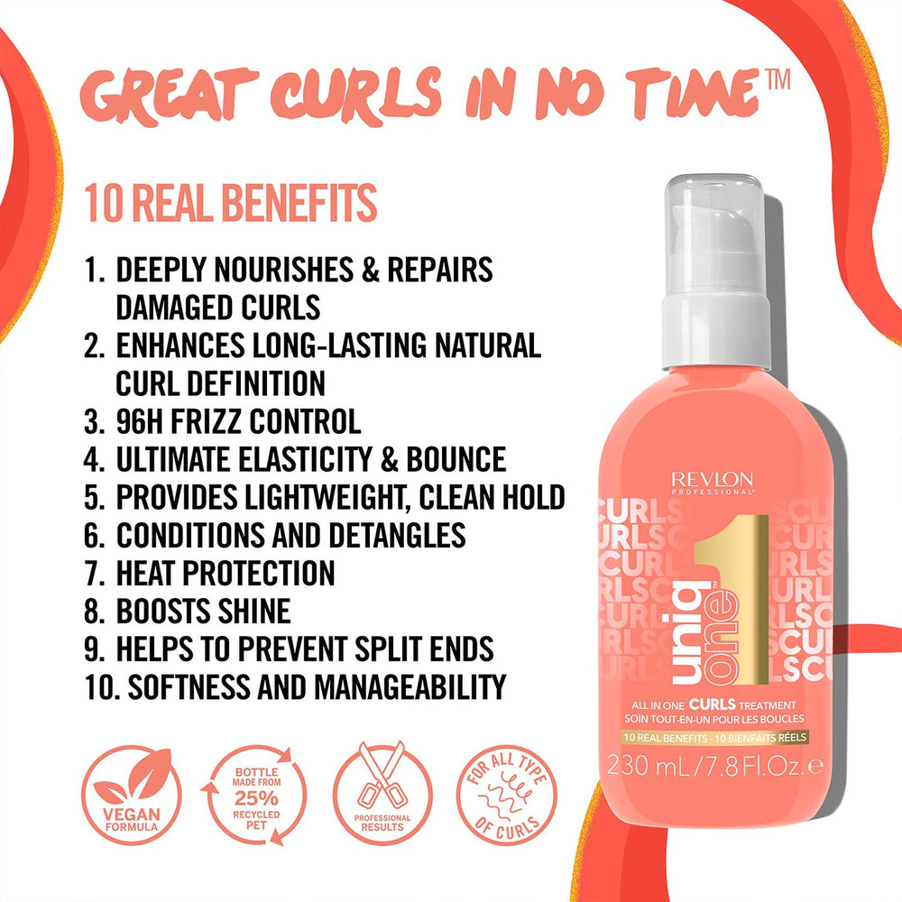 Revlon UniqOne Traitement Boucles Tout-en-un 230ml LAIOCT08 37506