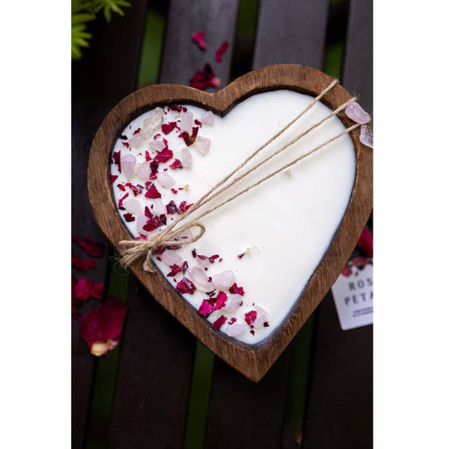 Heart Wood Dough Bowl Candle - Spiced Oat Milk 37519