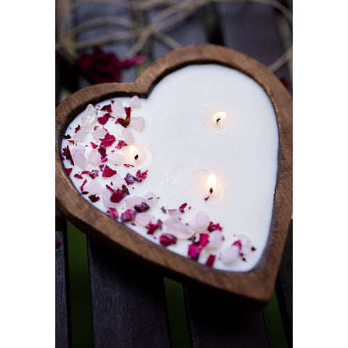 Heart Wood Dough Bowl Candle - Spiced Oat Milk 37519