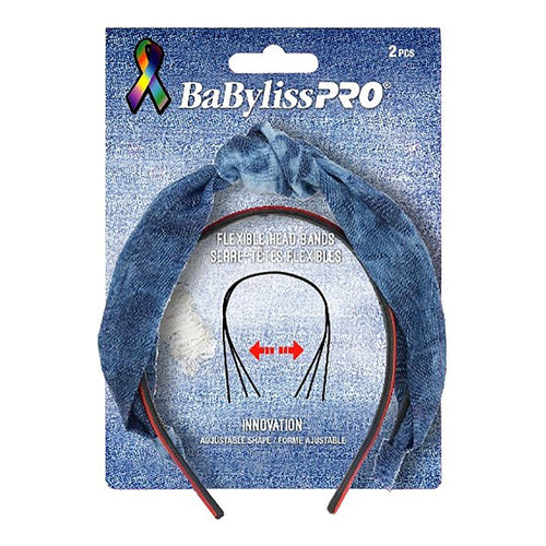 BaBylissPRO Flexible Head Bands 2Pcs BESHAHBNOC/39950