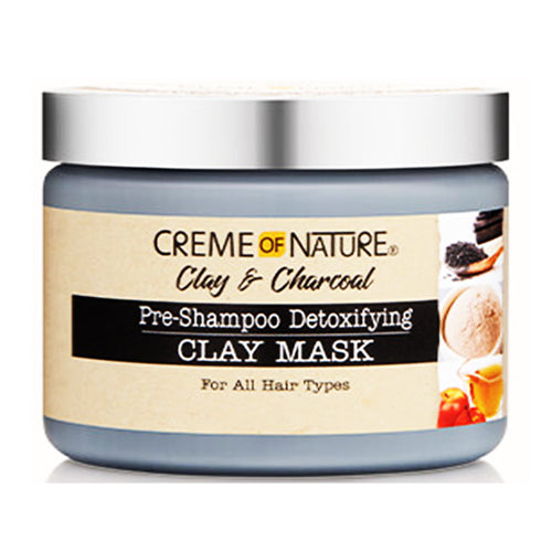 Masque à l'argile et au charbon de bois Crème Of Nature 340 ml 42809