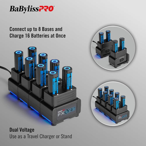 BaBylissPRO FXONE Chargeur double préemballé FXC2BPPK 49059