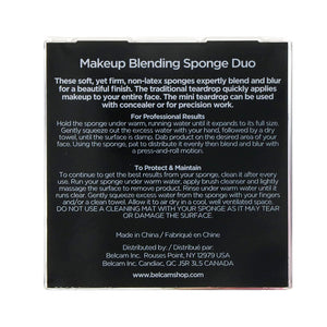Denco Makeup Blending Sponge Duo 4986N