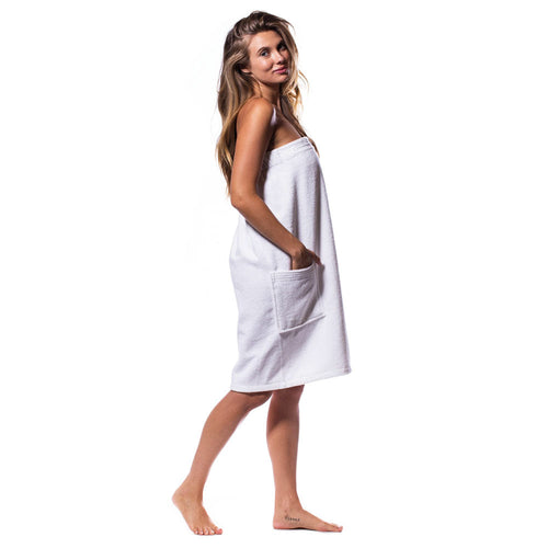 Peignoir de douche Silver Star Spa, fermeture Velcro, taille L, 17570