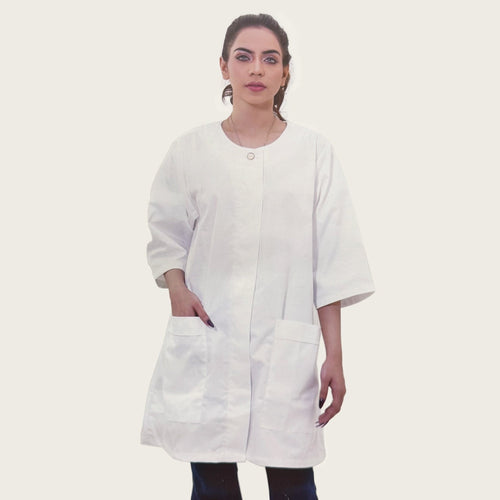 Silver Star Lab Coat White SS-003 L 50152