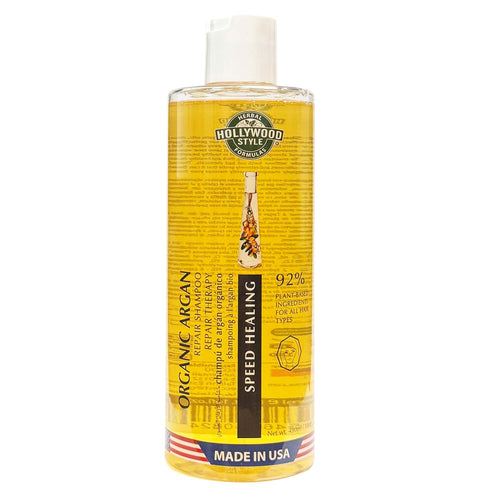 Hollywood Style Shampoing bio à l'huile d'argan Détoxifiant pour cuir chevelu 473 ml