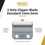 Lame de tondeuse Wahl 2 trous - 1mm-3mm #51006