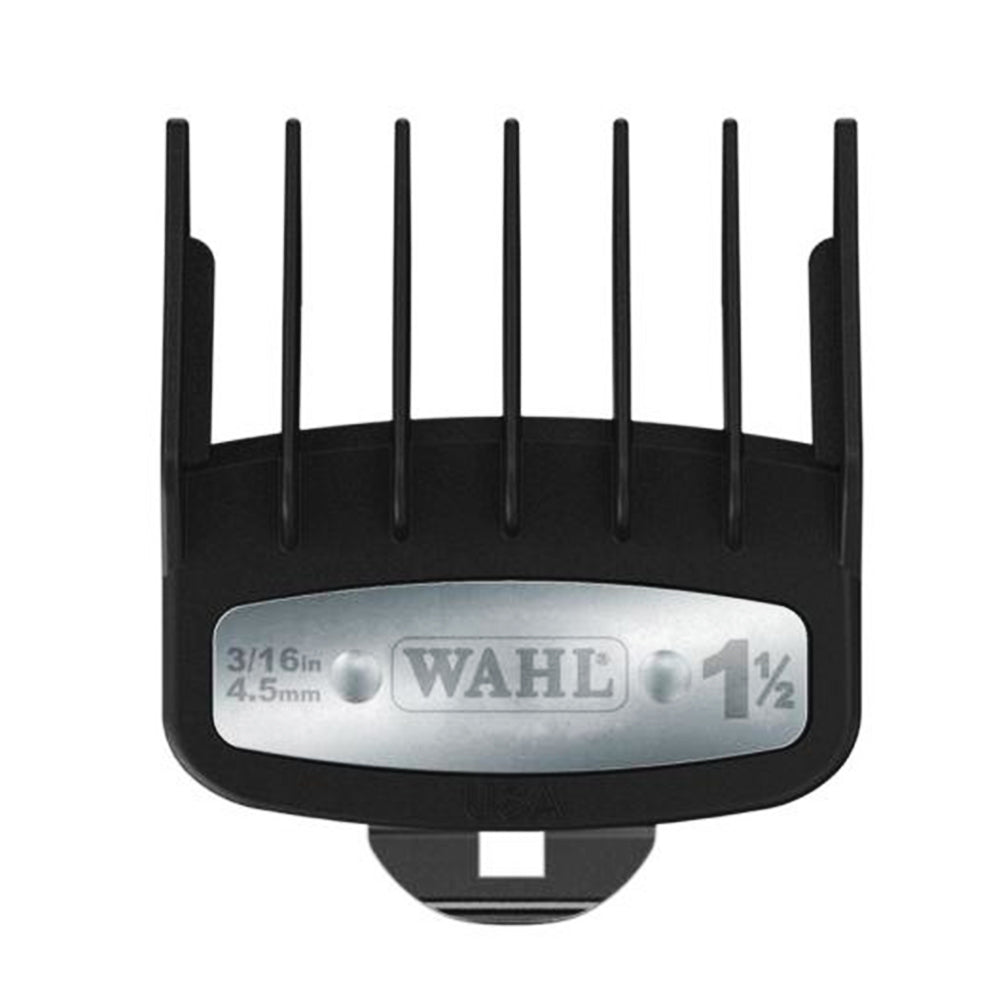 Guide de coupe Wahl Premium avec clip en métal 1-1/2" noir 53109
