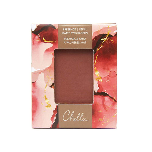 Chella Presence Fard à Paupières Rechargeable Mat - Brun Moyen 1.9g